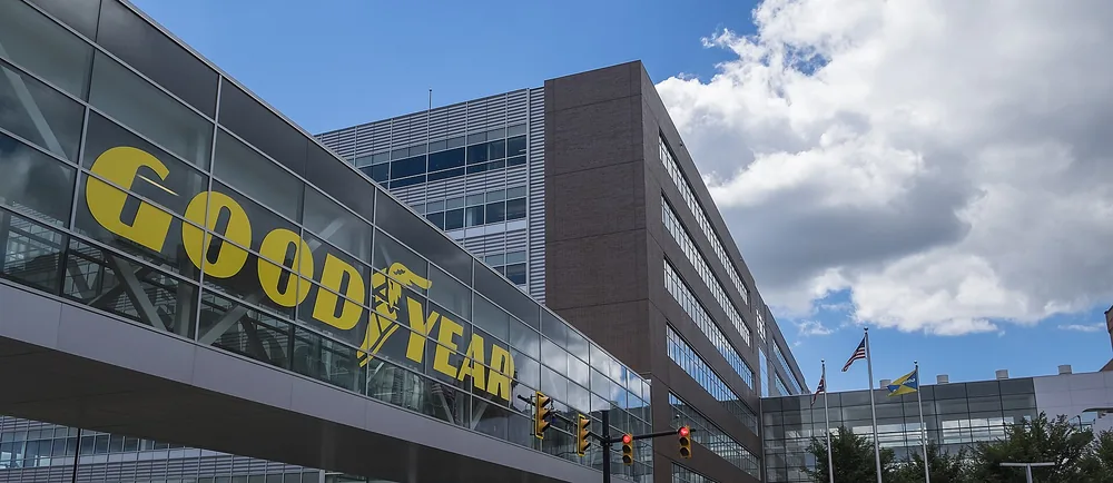Goodyear's global headquarters on Innovation Way in Akron, Ohio.